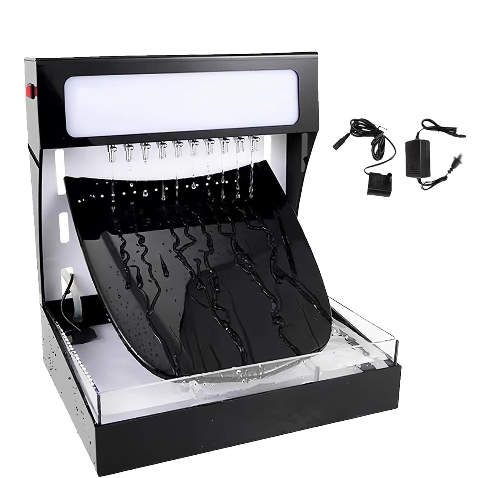 Macchina for test idrofobici for auto, dispositivo for gocce d'acqua, tester for rivestimento idrofobico in vetro con pompa e luce bianca a LED, tester for pellicole di placcatura for pellicole(Small)