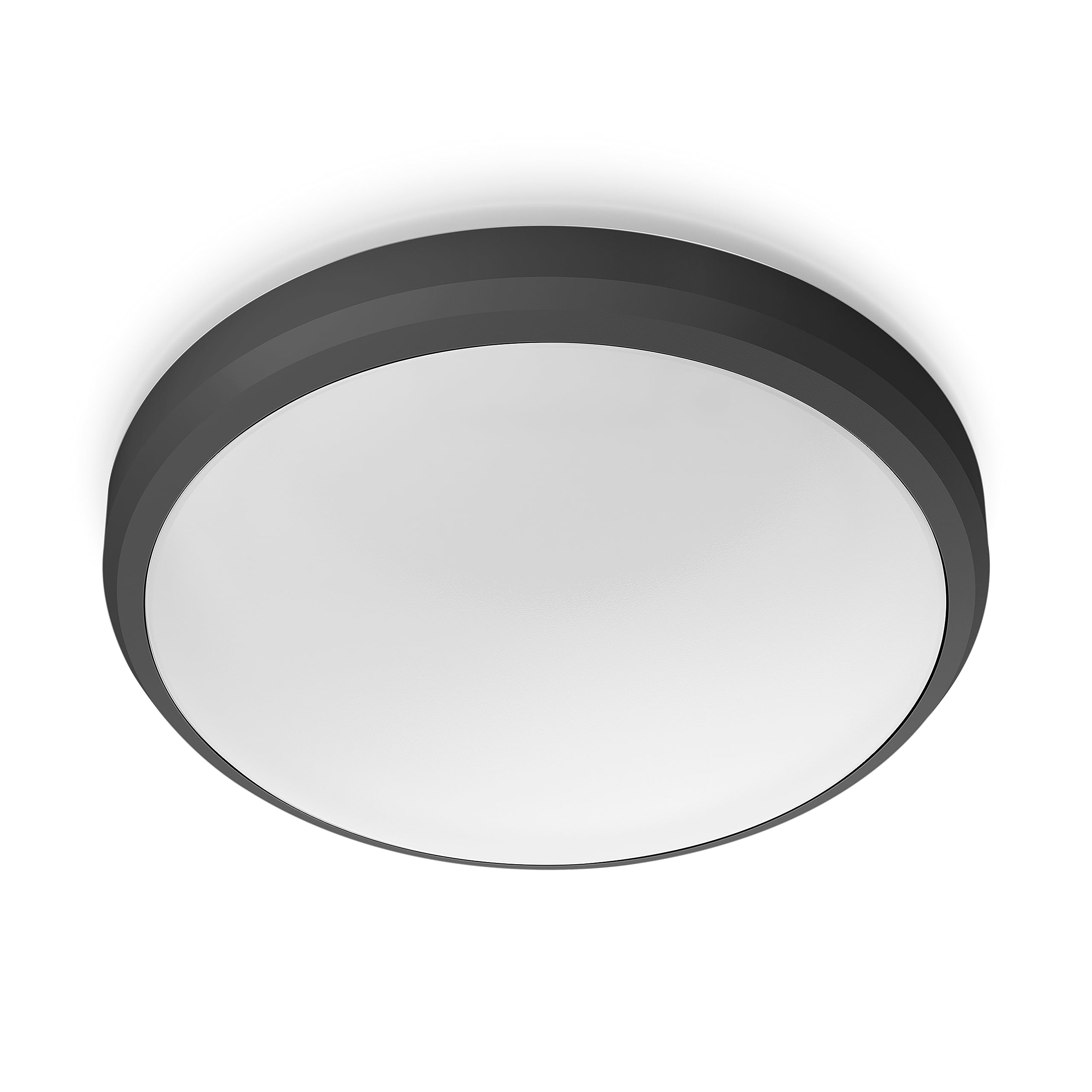 Philips Philips LED Doris Outdoor Ceiling Light 6W [Cool White - Black] Water Resistant IP54, for Garden, Patio and Terrace Lighting.