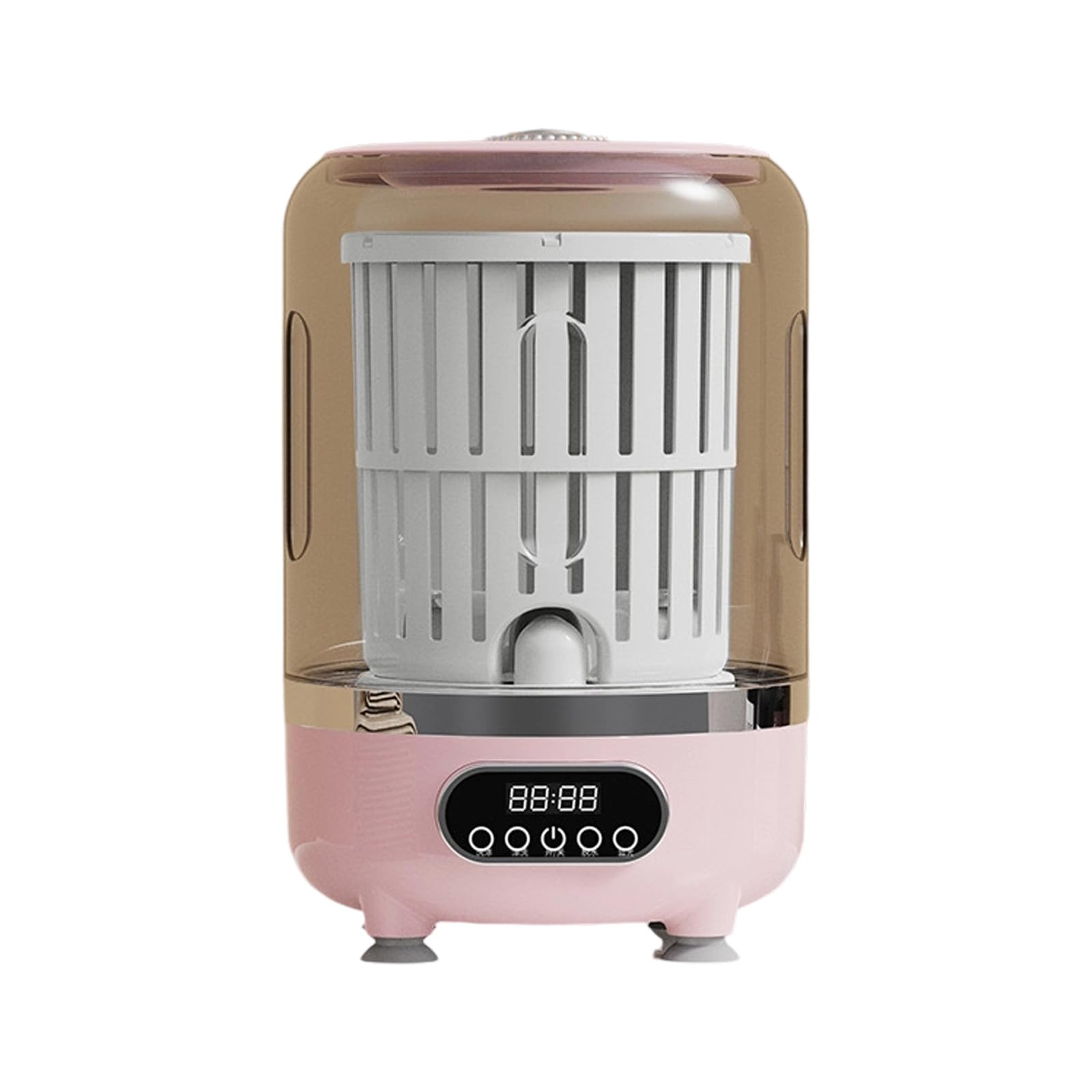 Kalttoy 3L Travel Washer Rechargeable Washer Underwear Cleaner for Underwear Camping Apartment Space Saving Automatic