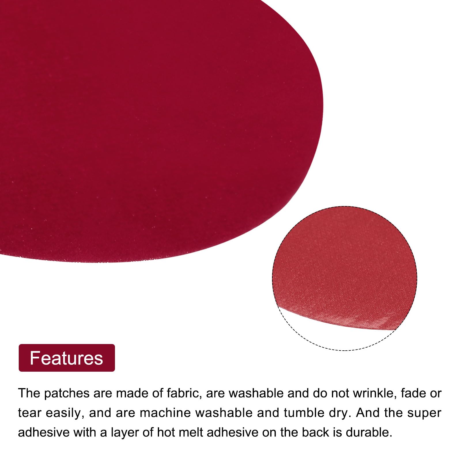 Amazon.co.jp: uxcell エルボーニーアイロンオンファブリックパッチ