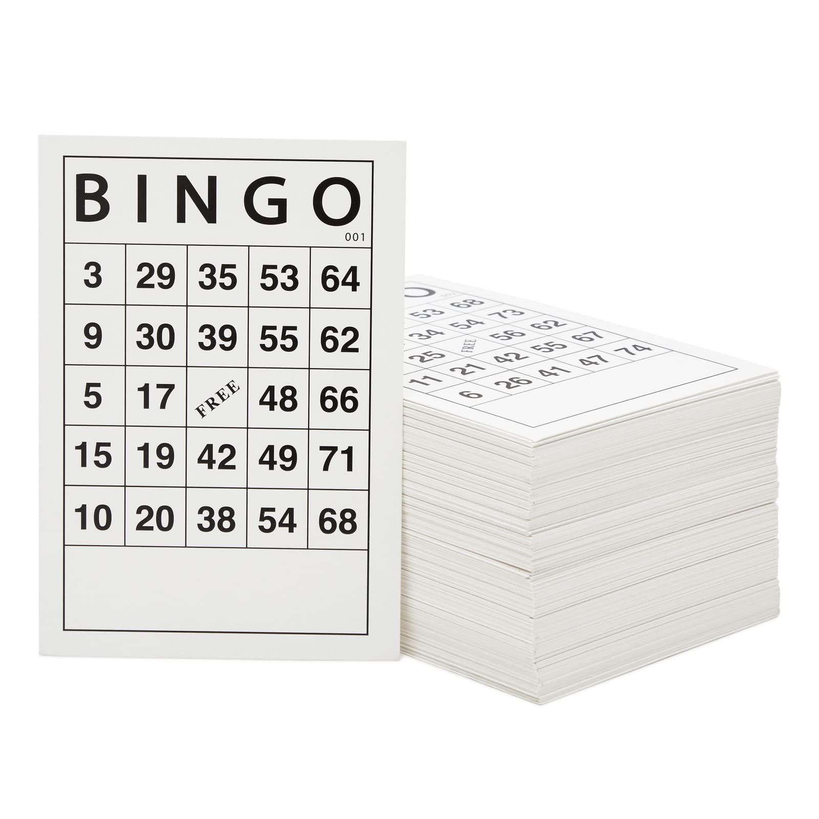 Classic Bingo Game for Adults and Kids, 3 Sets of 60 Bingo Cards (180