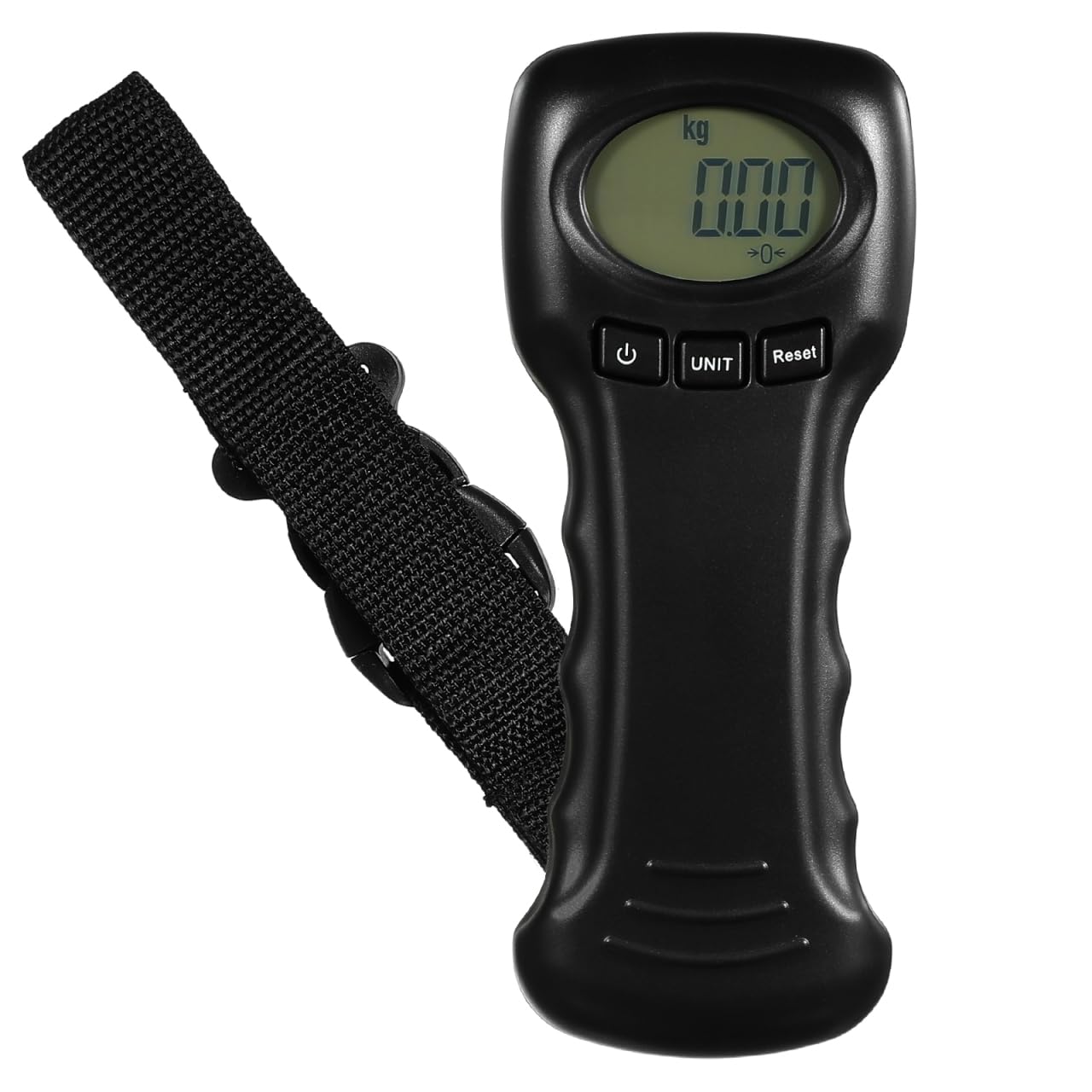PartyKindom Digital Luggage Scale Portable Handheld Travel Scale with Hook Backlit LCD Display 44Kg 97.00Lb for Suitcase Air Baggage Fishing 6.29In
