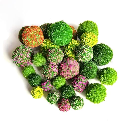 90 Pcs Mixed Bush Trees Model Trees Miniature Vegetation Groups Shrubs Railway Model Architecture Trees Railroad Accessories Mini Trees For Crafts Diorama #TOP2