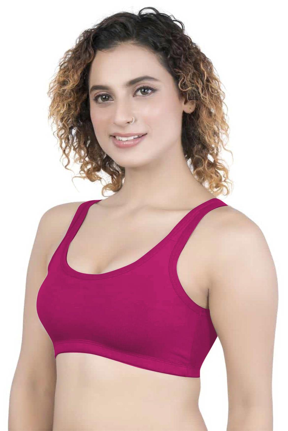 lunain Women Sports Bra for high Impact Activities Non Padded-picture-30