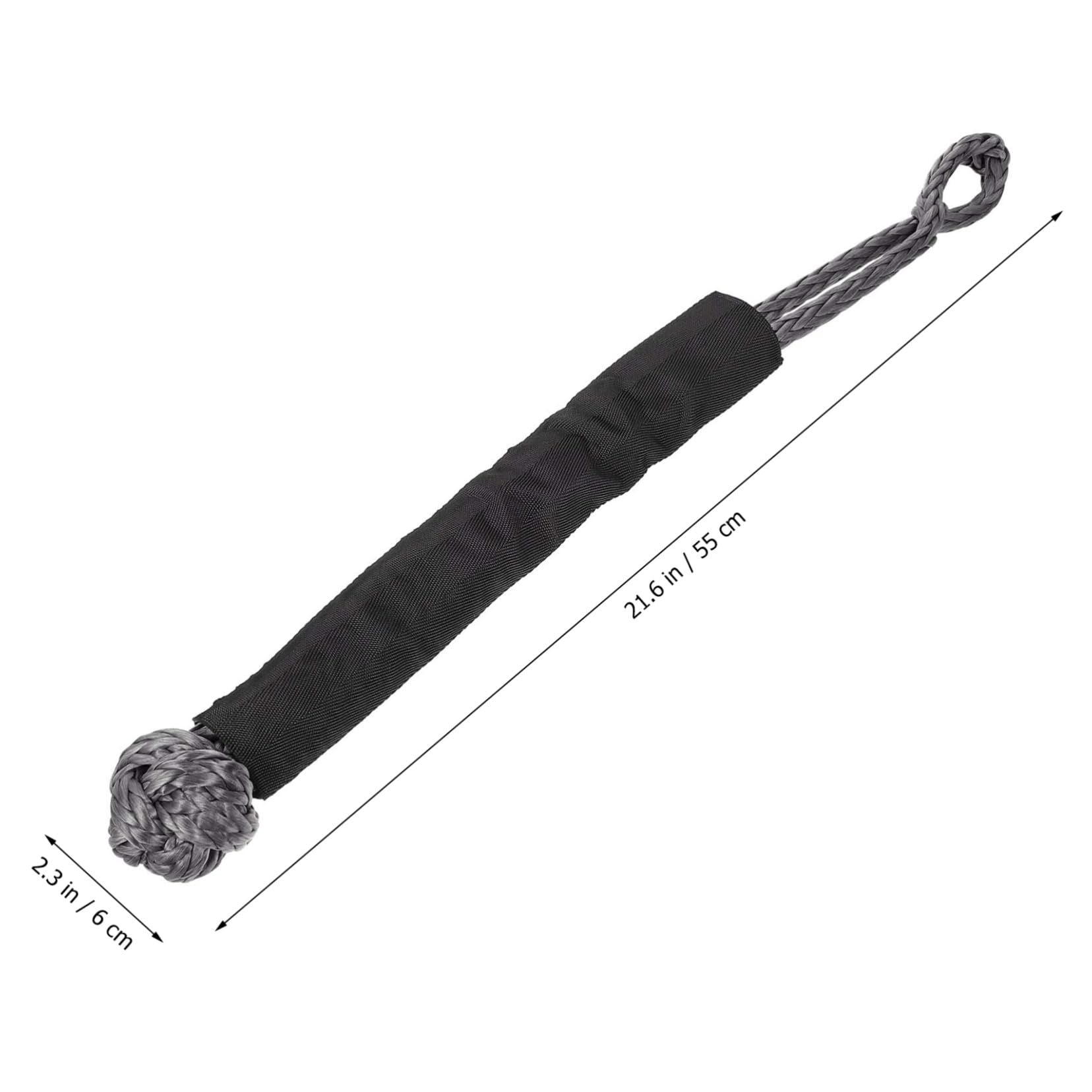 SOLUSTRE 1pc Nylon Shackle for Towing Off-Road Soft Shackles Recovery Hitch Receiver