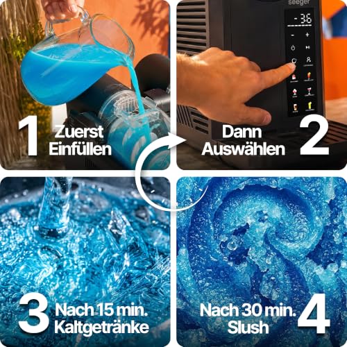Foto von Seeger SuperSlush, 2L 7-in-1 Slush Maschine für zu Hause