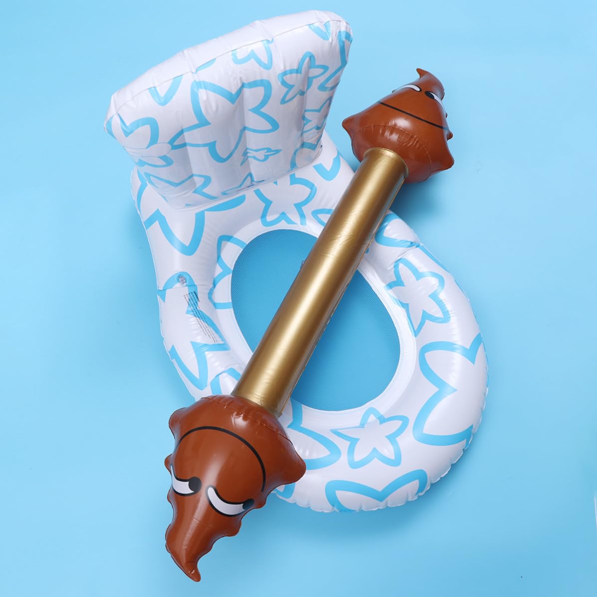 Aufblasbarer Schwimmring Toilette 1 Stück aus PVC für Erwachsene