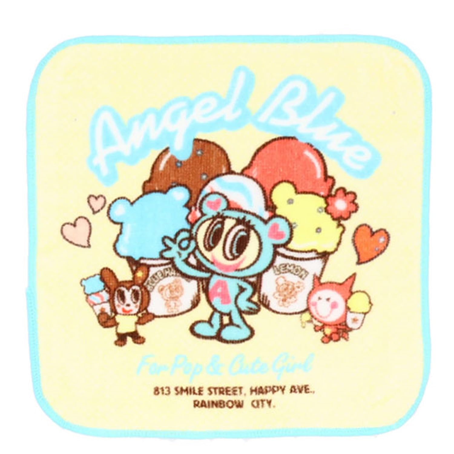 Amazon.co.jp: ミニタオル 3枚組 ANGEL BLUEから入園入学アイテム