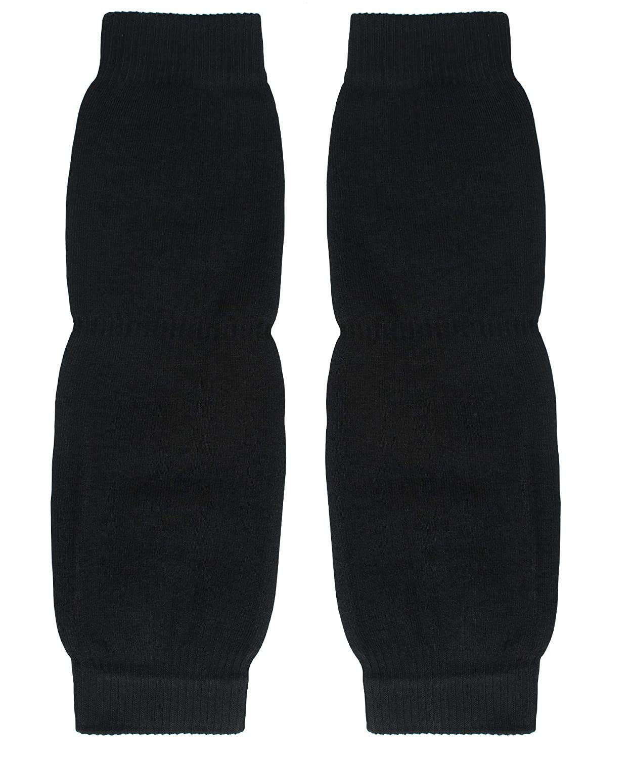 TENDSY Women Winter Woolen Thermal Leg Warmers - Knee High Footless Socks - Cold Weather Protection, Soft Knitted Knee Caps & Warmers (Black, Brown, Beige) (1, Black) - Image 5 thumbnail