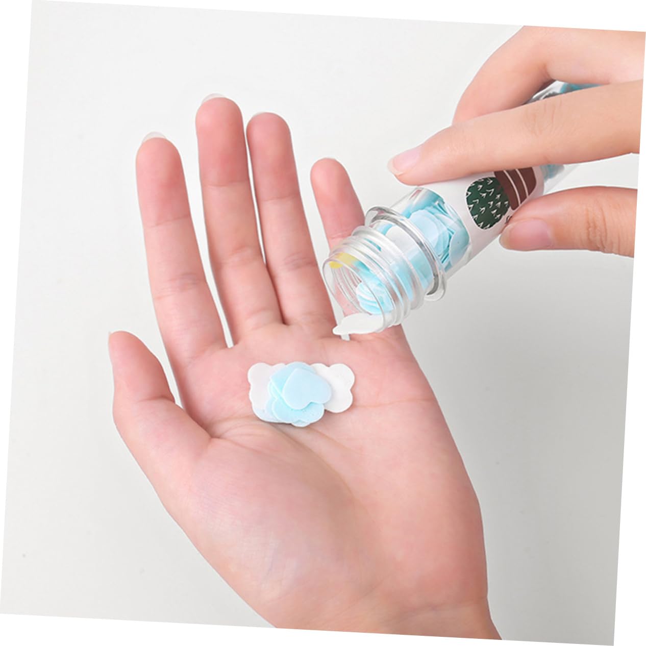 TOYANDONA Pastiglie di Sapone Portatili Sapone da Viaggio Sapone per Le Portatile Bottiglie Fetta di Sapone Carta Sapone Portatile fette di Sapone da Esterno