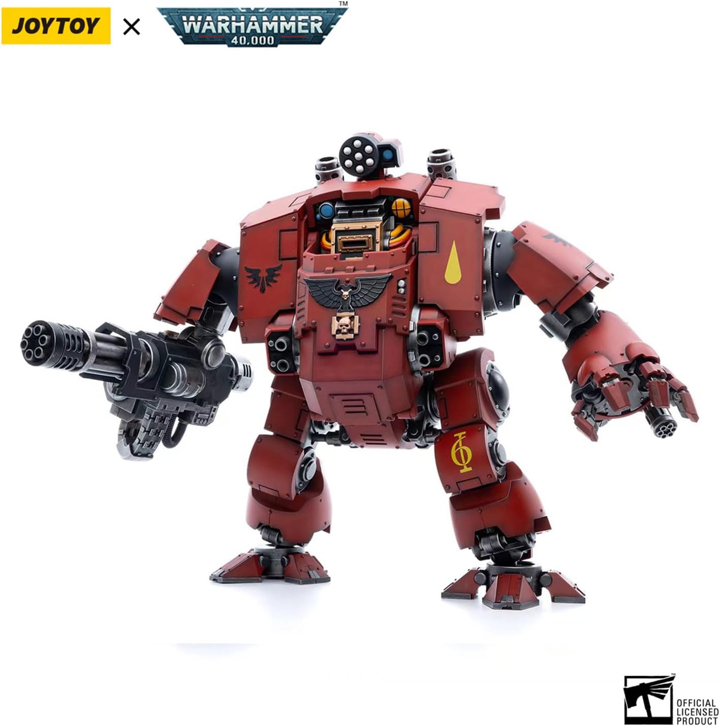 JOYTOY Action Figures Warhammer 40K 11.7inch Blood Angels Redemptor Dreadnought 1/18 Movable Model Collectible Figurine 15+