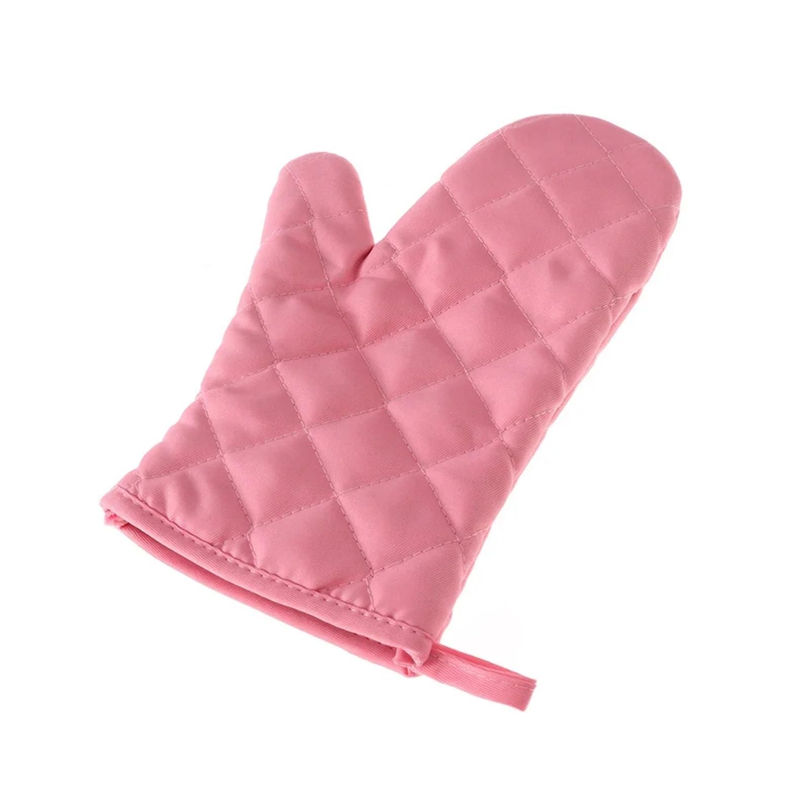 MRKU Gants de Cuisine en Coton mélangé Noir épais, isolants et rembourrés, 1 pièce.
