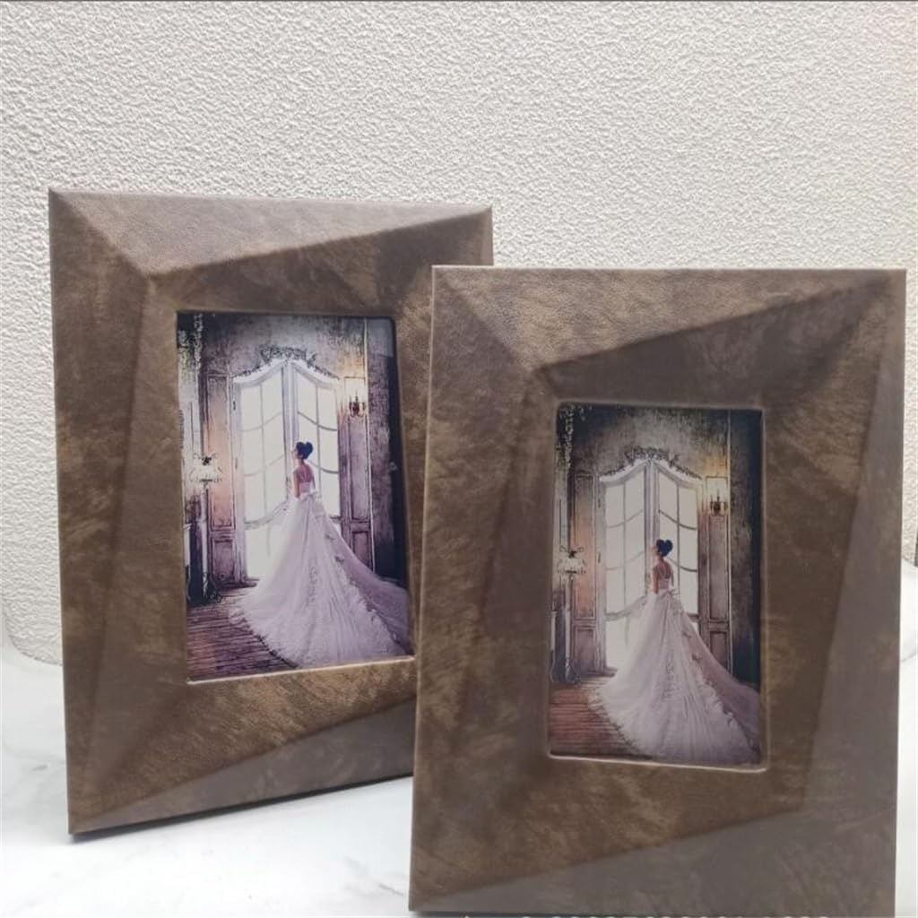 Leather Photo Frame, Lightweight Home Decoration, Table Setting