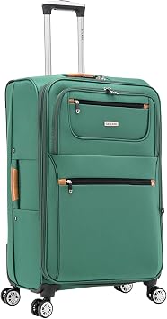 Large Suitcase 29" Super Lightweight Luggage 20% Expandable 4 Wheels Spinner Soft Shell Check in Luggage for 23kg