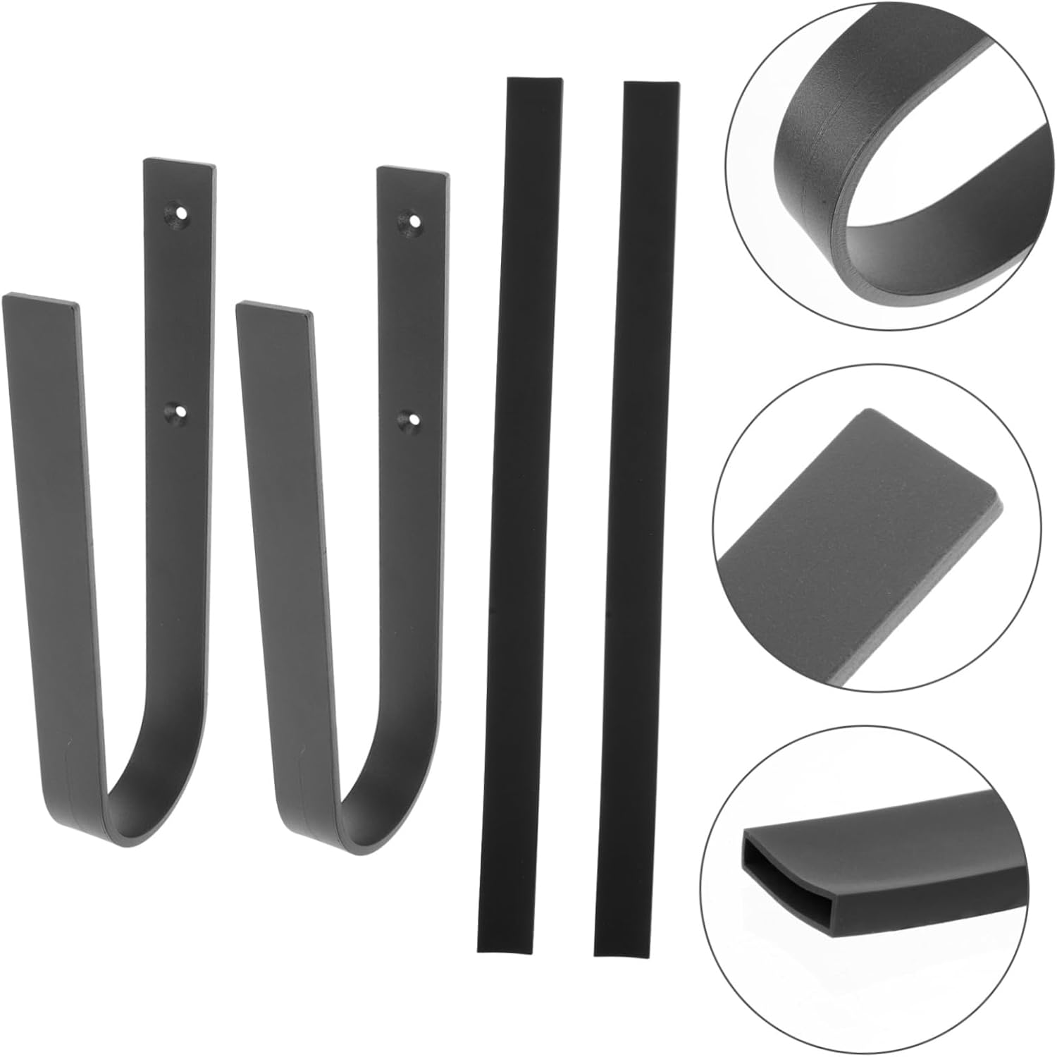 BESPORTBLE Skateboard Storage Hook Wall Mount Rack for 4-Wheel Skateboards Surfboard Hanger Snowboard Modern Design