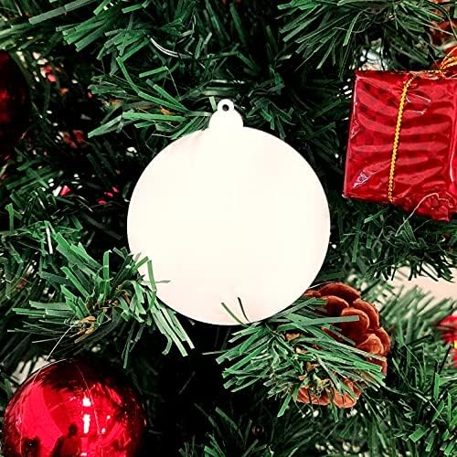 Plexico Christmas Baubles/Perspex Acrylic Baubles/DIY Craft/Tree Decoration (20)