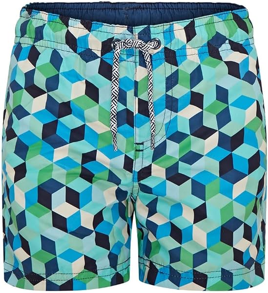 RIPT Boy's Quick Dry Uv 50 Sun Protection Peach Finish Swimming Swim Shorts Trunks (Pack of 1) - 5