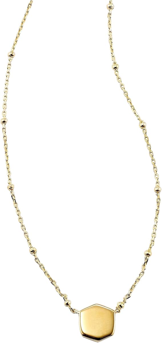 Collar con colgante Davis Satellite en oro vermeil de 18 k