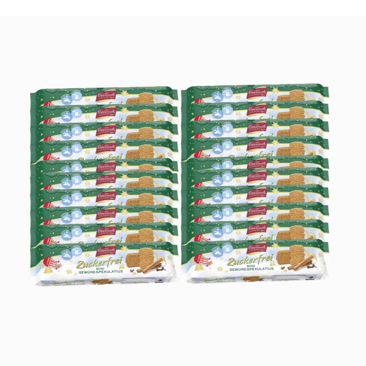 Coppenrath Mini Gewürzspekulatius zuckerfrei und laktosefrei 20er (20 x 150 g)
