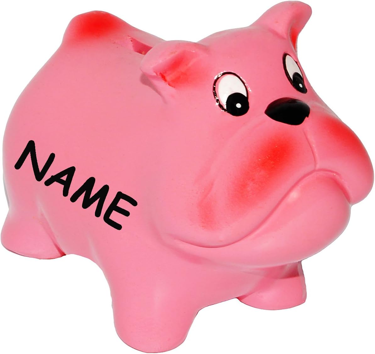 Hunde Spardose Aus Metall - 11x8 Cm Geldsparschwein Mit Tier-Motiv