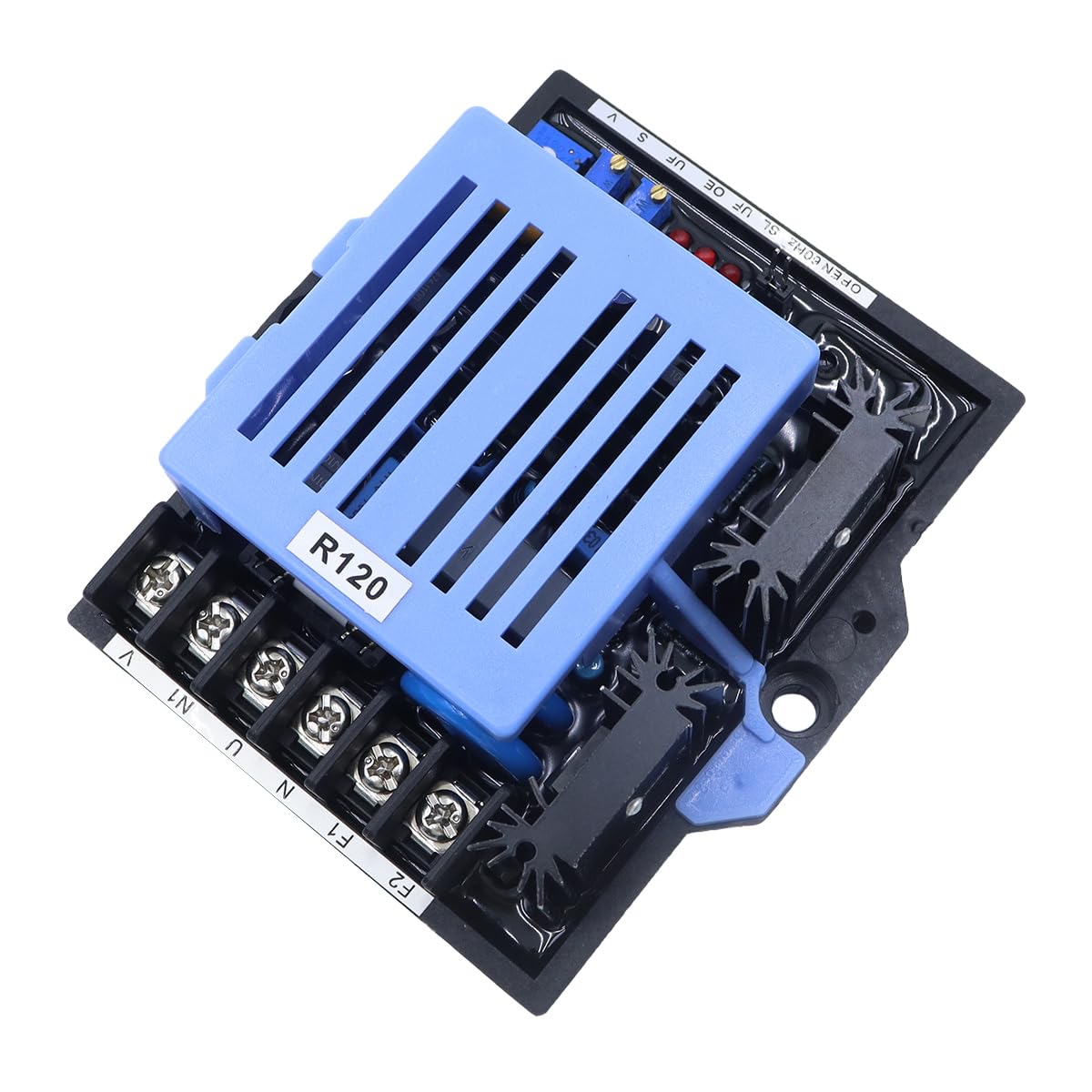 Qury Regulador de voltaje automático, AVR R120 sin escobillas Motor Genset Estabilizador para generador 277 VAC