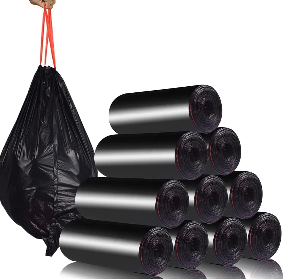 5055 GAL Black Trash bags Trash Can Liner Clear Garbage