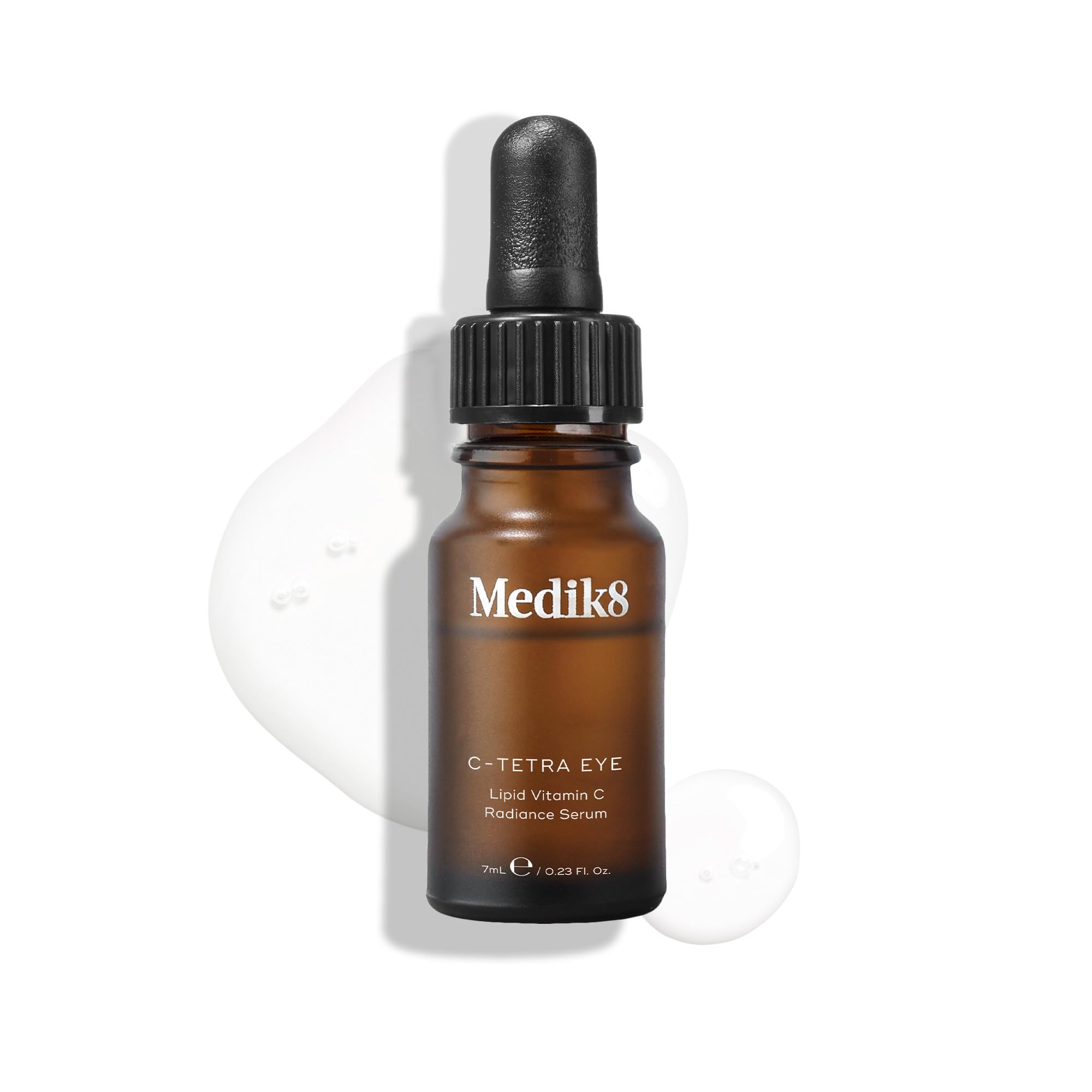 Medik8 C-Tetra Eye Serum - Lipid 14% Vitamin C Radiance Serum - For Visibly Brighter, Smoother & Energised Eyes - 7ml