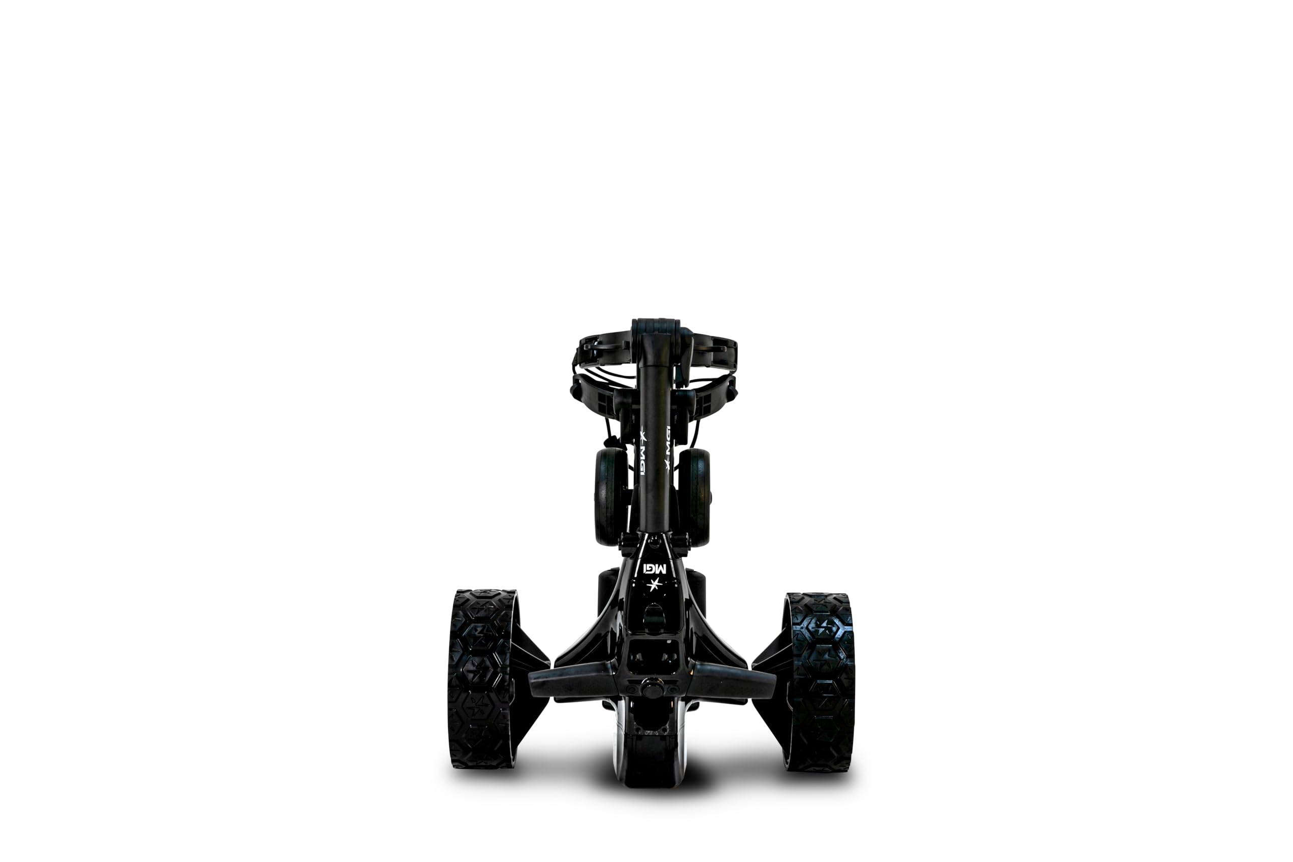 MGI Zip Navigator Elektrischer Golftrolley mit 36 Löchern, Fernbedienung, für Getränke, Regenschirm und GPS-Telefon