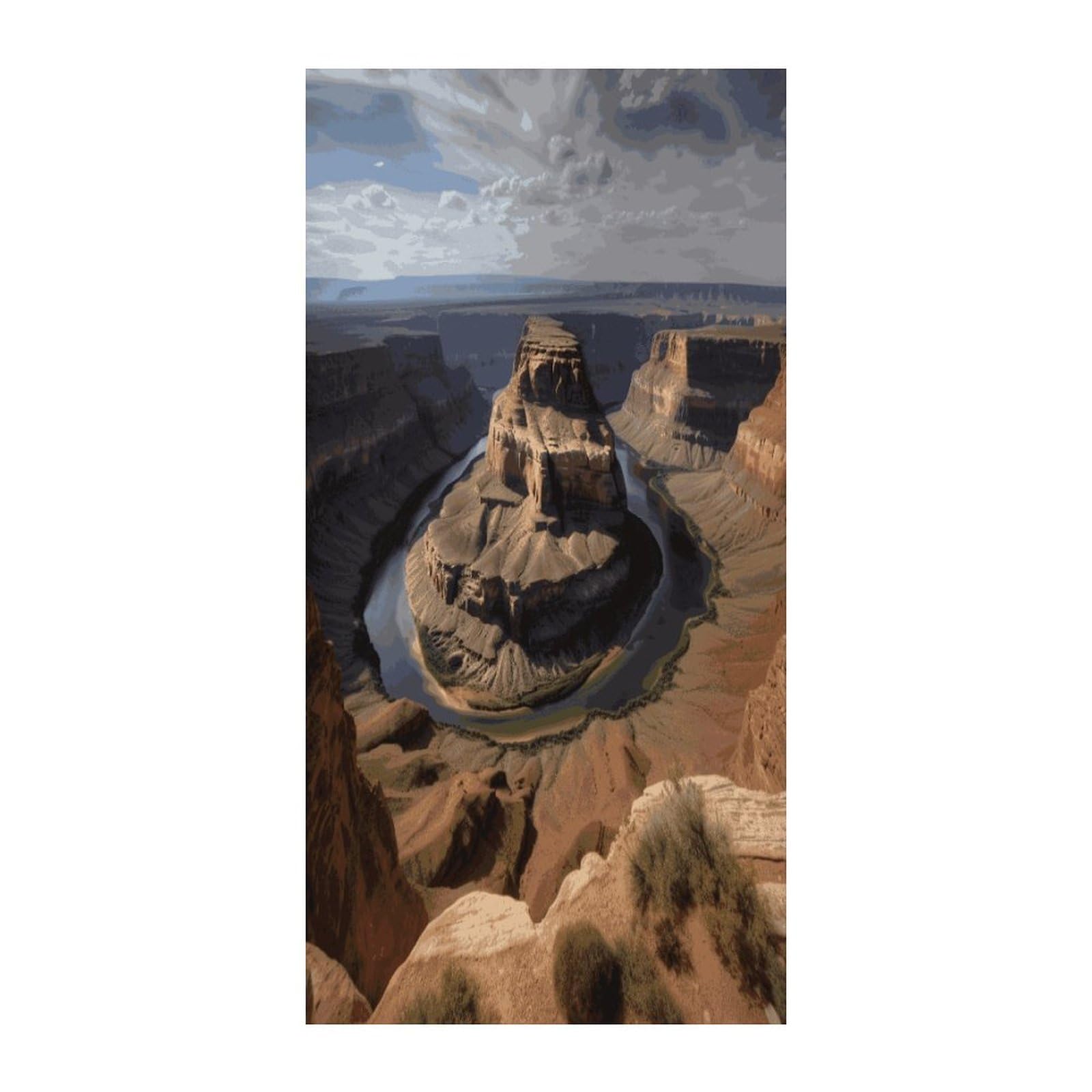 Fekiloot Style Grand Canyon Arizona Door Curtain Room Divider Curtains