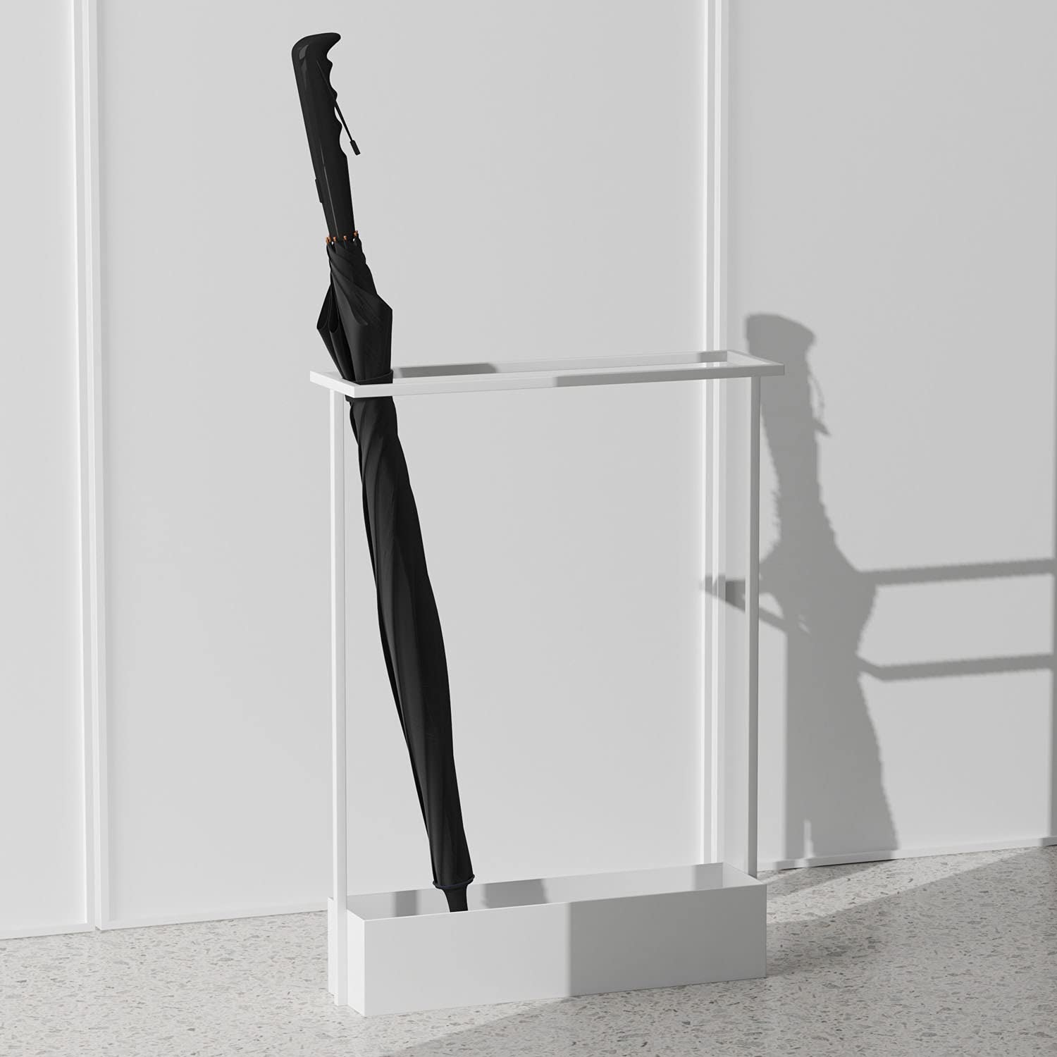 Porte-parapluie en métal pour couloir et salon au design évidé moderne DASHADAO