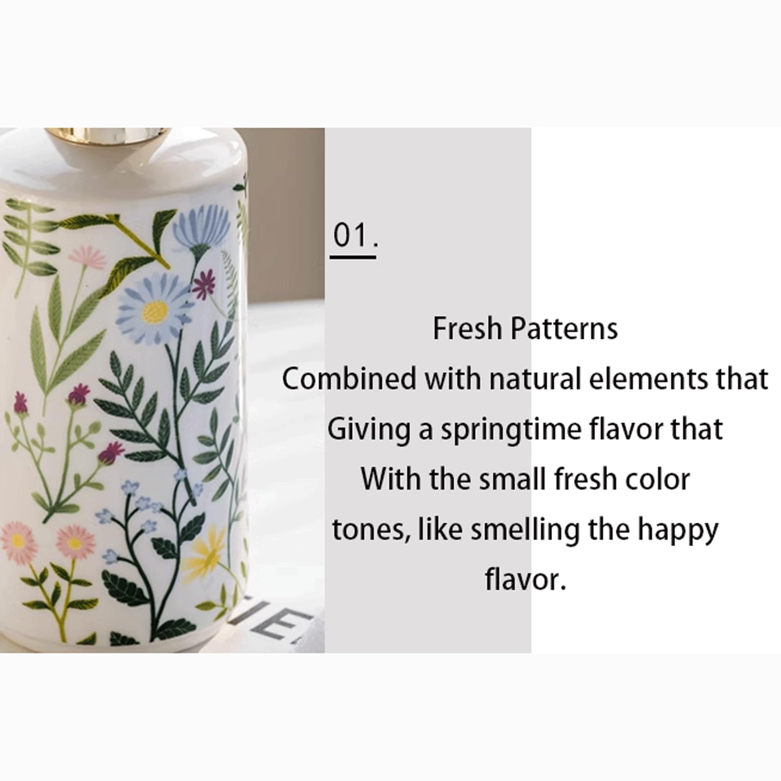 Amazon｜ソープディスペンサー 15.1オンスセラミックソープ