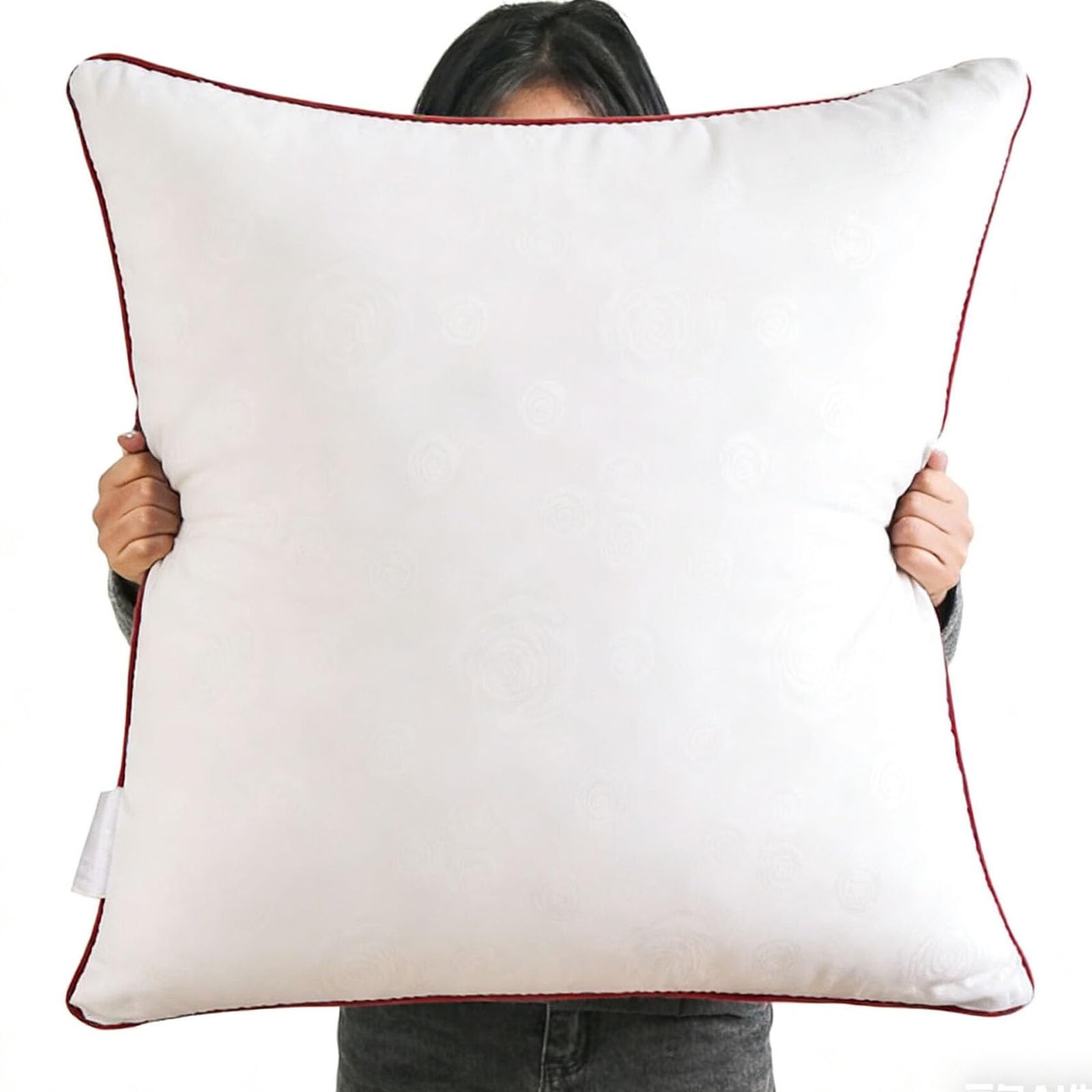 Swj-Swjssb White Cushion Inner Pads 80X80 90X90 45X45 50X50 40X60 50X70 Cm Extra Large Cushions Stuffer Decorative Pillows Inserts Standard Virgin Fibre Fillers For Couch Sofa Bed(80X80 Cm)