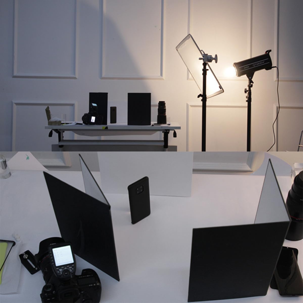 Reflector Reflective Diffuser Board A3 Size Folding Photography Made of Sturdy Paperboard, Lightweight Collapsible for Camera Use, for Still Life and Product Photo Lighting