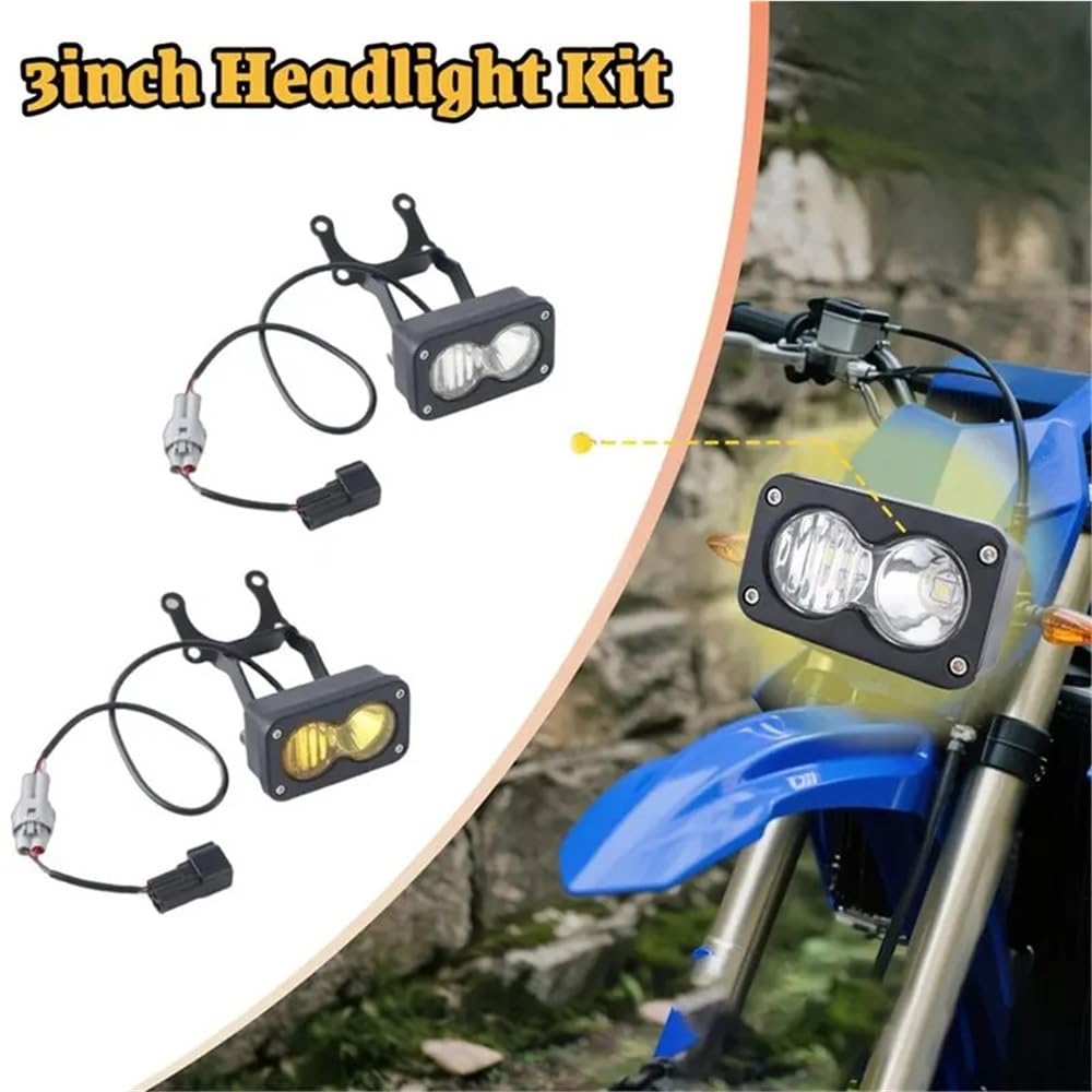 Fari Fendinebbia Baccelli per luci di inondazione c moto e | Baccelli per luci di inondazione c moto e Talaria per kit combinato Accessori per fari a LED per Sur-Ron X260