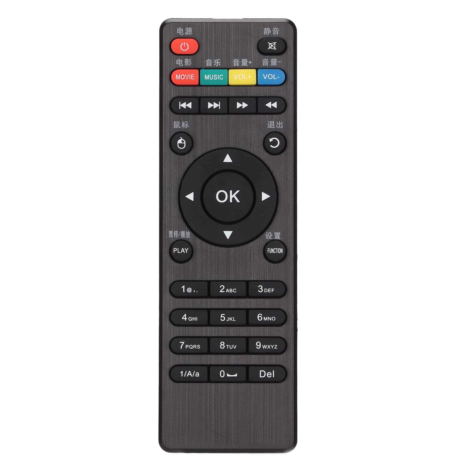 Odtwarzacz Multimedialny HDMI, Odtwarzacz Multimedialny 4K HD Mini Strumieniowy Odtwarzacz Multimedialny z Pilotem i Wskaźnikiem LED Wyjście HDMI/AV/VGA(EU)