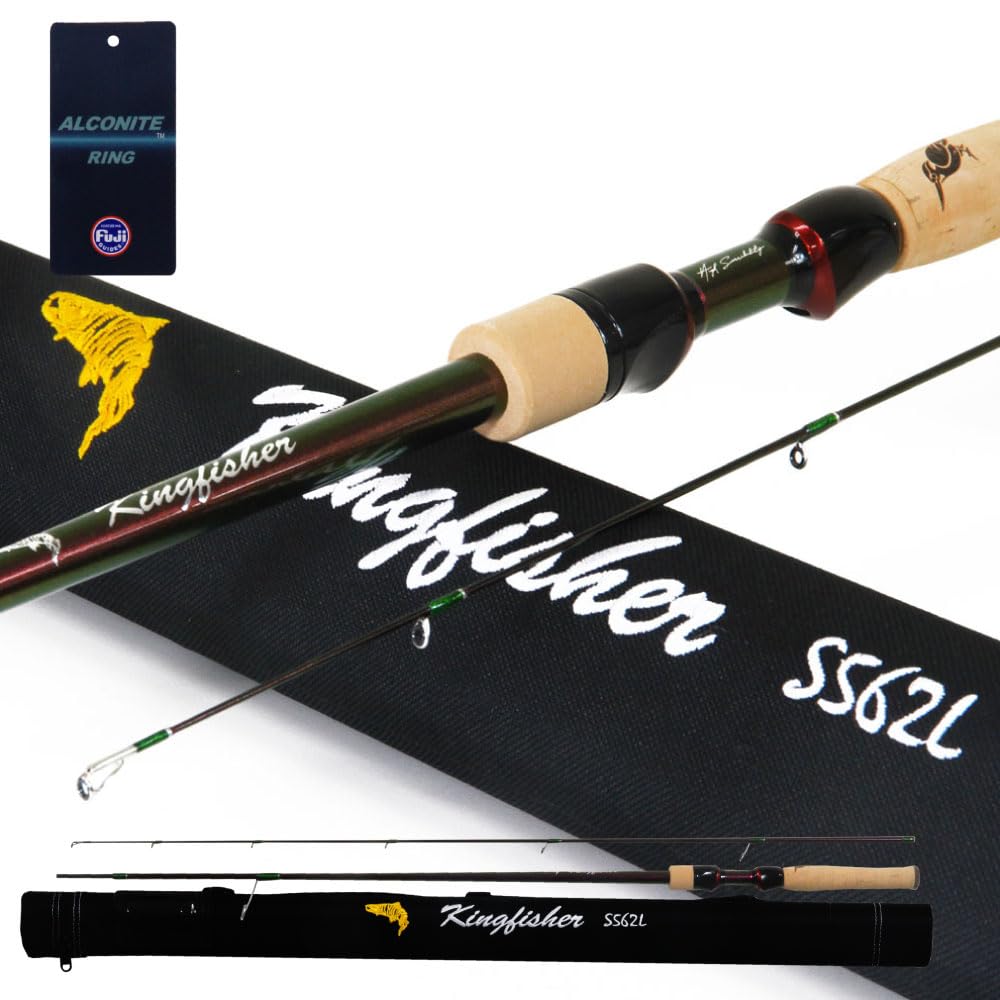 Amazon.co.jp: おり釣具 キングフィッシャー トラウト・バス ロッド
