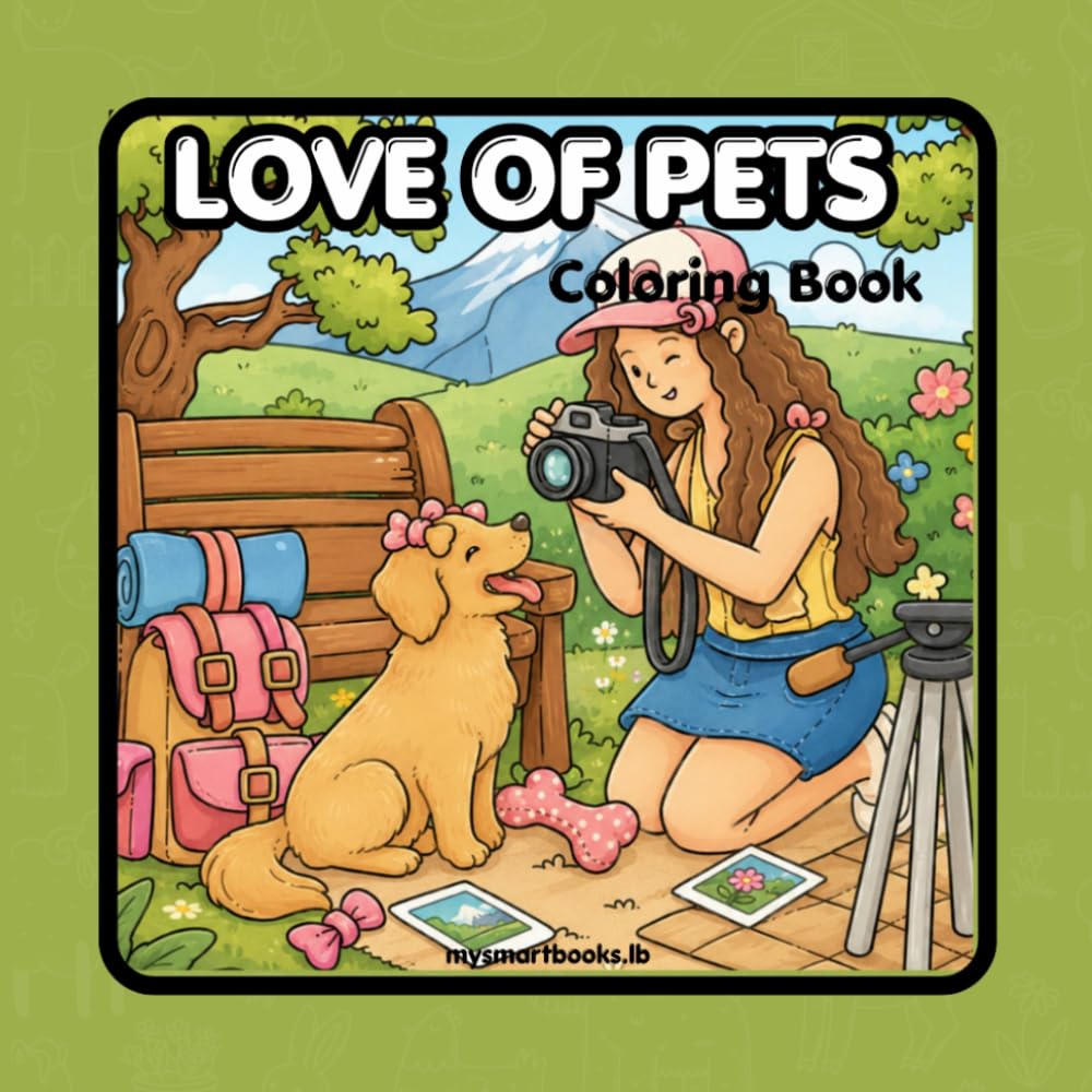 LOVE OF PETS: Coloring Book