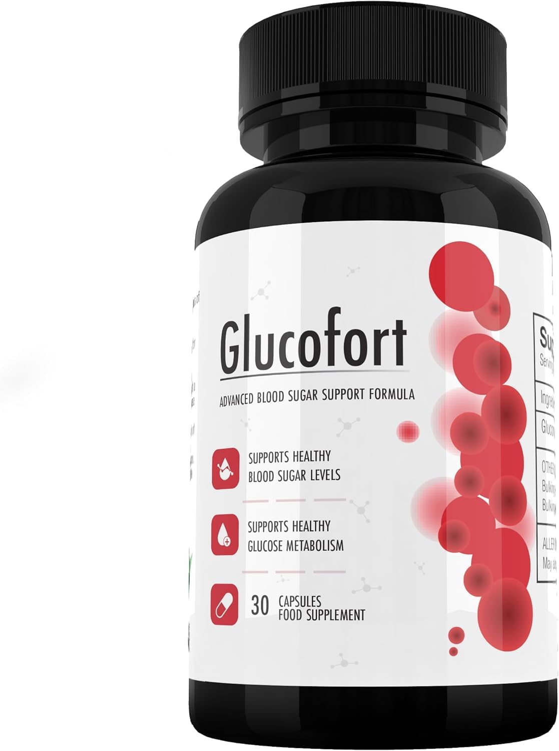 Glucofort Advanced Blood Sugar Support - Food Supplement - 30 Capsules