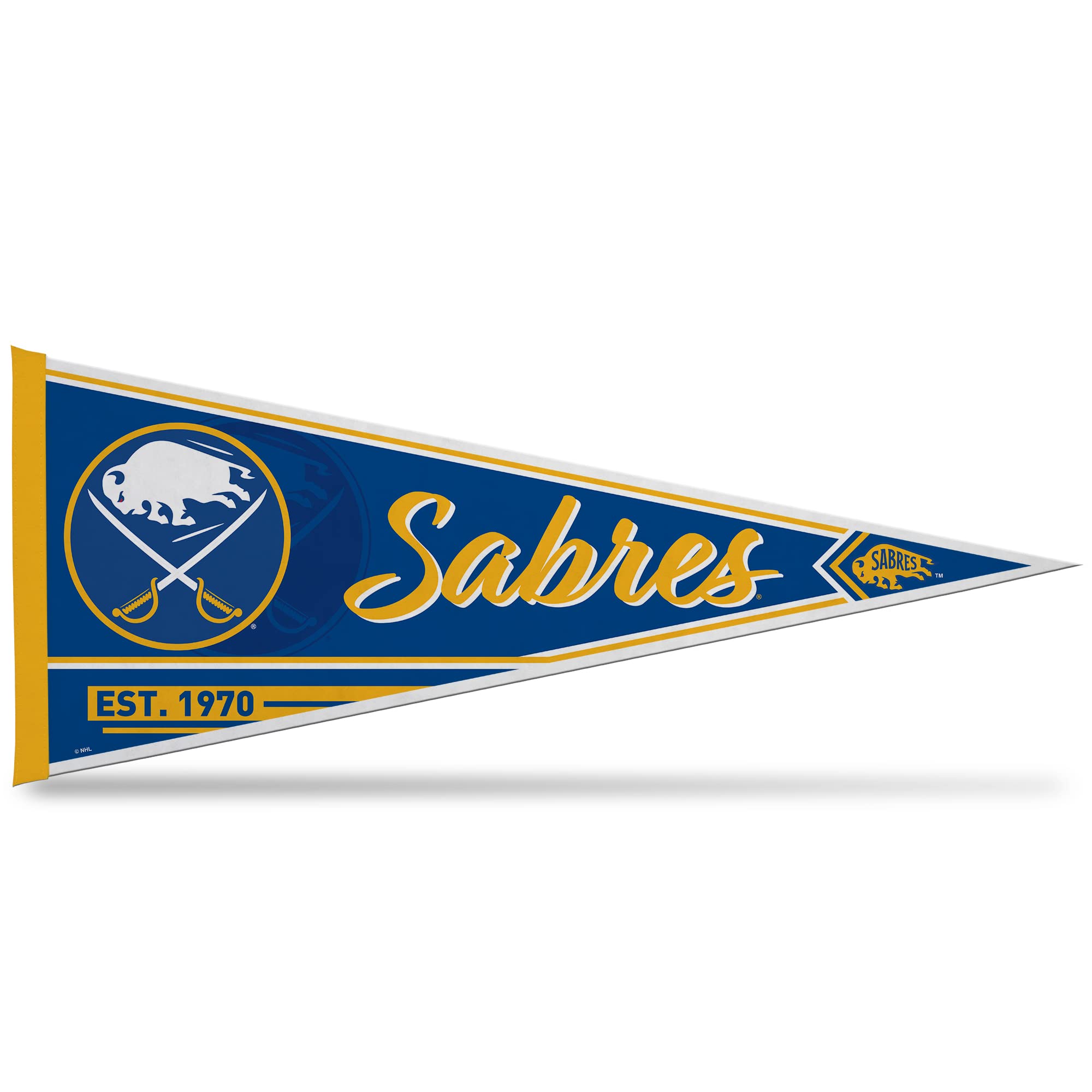 Rico Industries NHL Hockey 12" x 30" Felt Wall Décor Pennant - Great for Home/Bed Room/Man Cave Décor