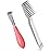 Boao 2 Pieces Hair Brush Cleaning Tool Comb Set 2-in-1 Mini Hair Brush Dirt Remover with Metal Wire Rake for Removing Dust Home and Salon Use (Pink and Gray)