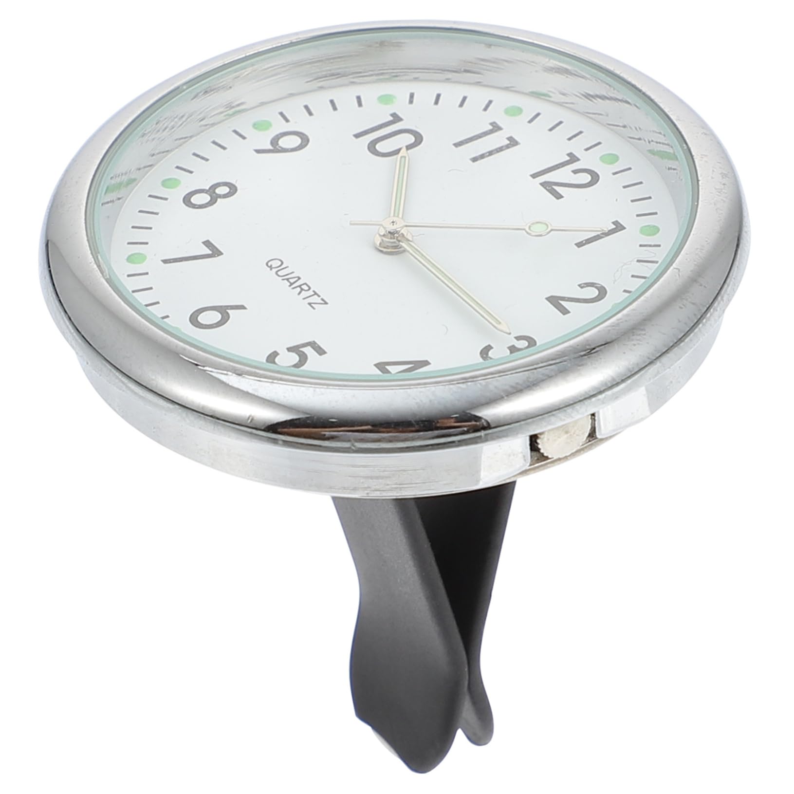 4 Juegos reloj luminoso del coche diminuto relojes de coche digital mini reloj del salpicadero del coche reloj de vehiculo reloj del tablero Vidrio