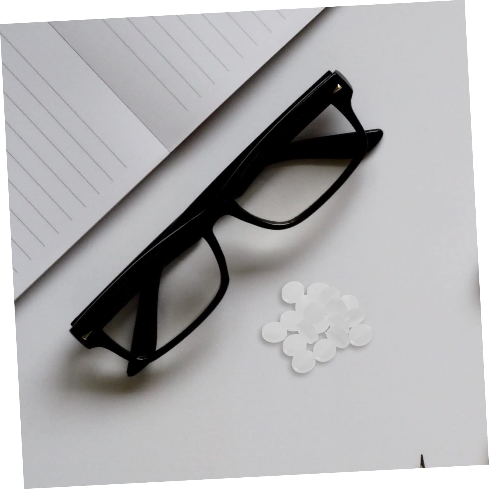 HOODANCOS 40Pcs Eyeglass Leg Sleeves Slip Grips for Comfortable Support Durable Non Skid Covers to Prevent From Sliding Off for and Family