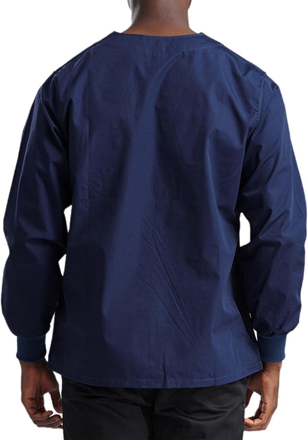 Unisex Adult Long Sleeve Medical Scrub Tops Health Care Hospital Work Uniform Nurse Workwear