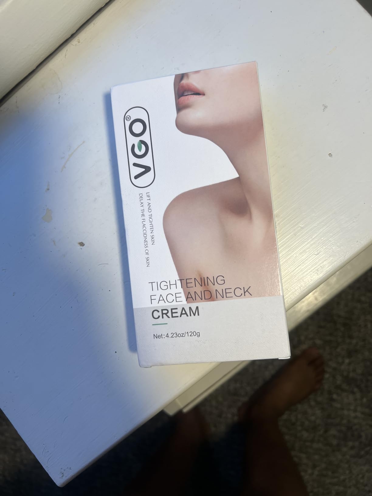 VGO Neck Creams for Tightening and Firming, Face Cream for Anti Aging Moisturizer, Hyaluronic Acid and Retinol Enriched for Neck and Face to Target Fine Lines sagging & Dryness. 4.23 Fl Oz