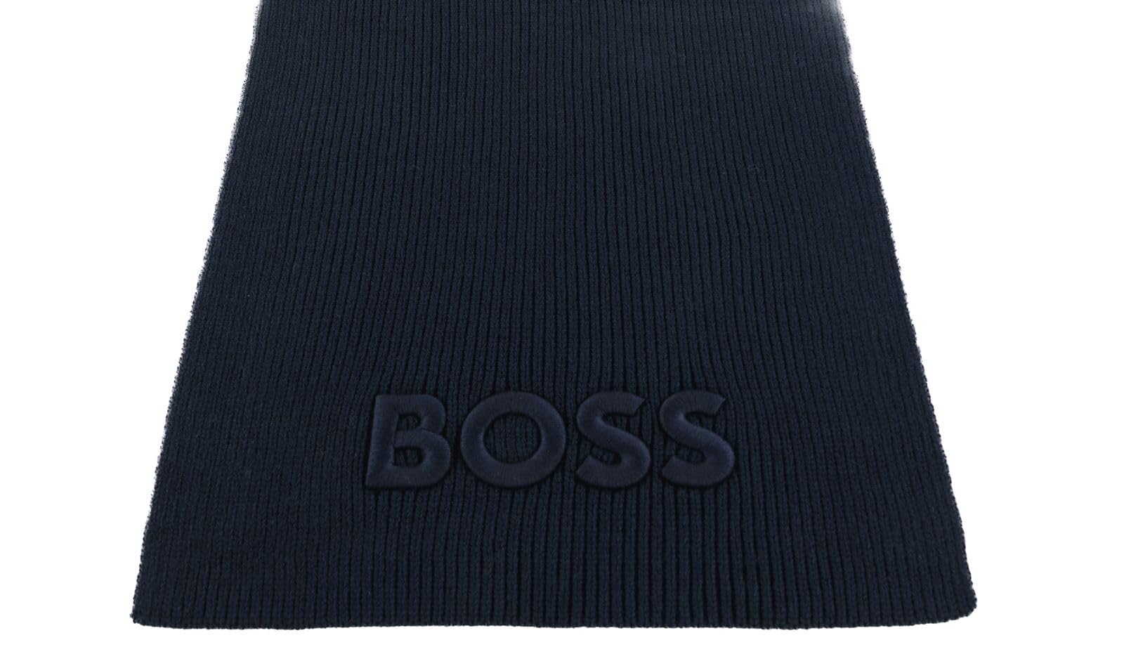 BOSS Afox_R_Scarf, Bufanda, Dark Blue, Einheitsgröße
