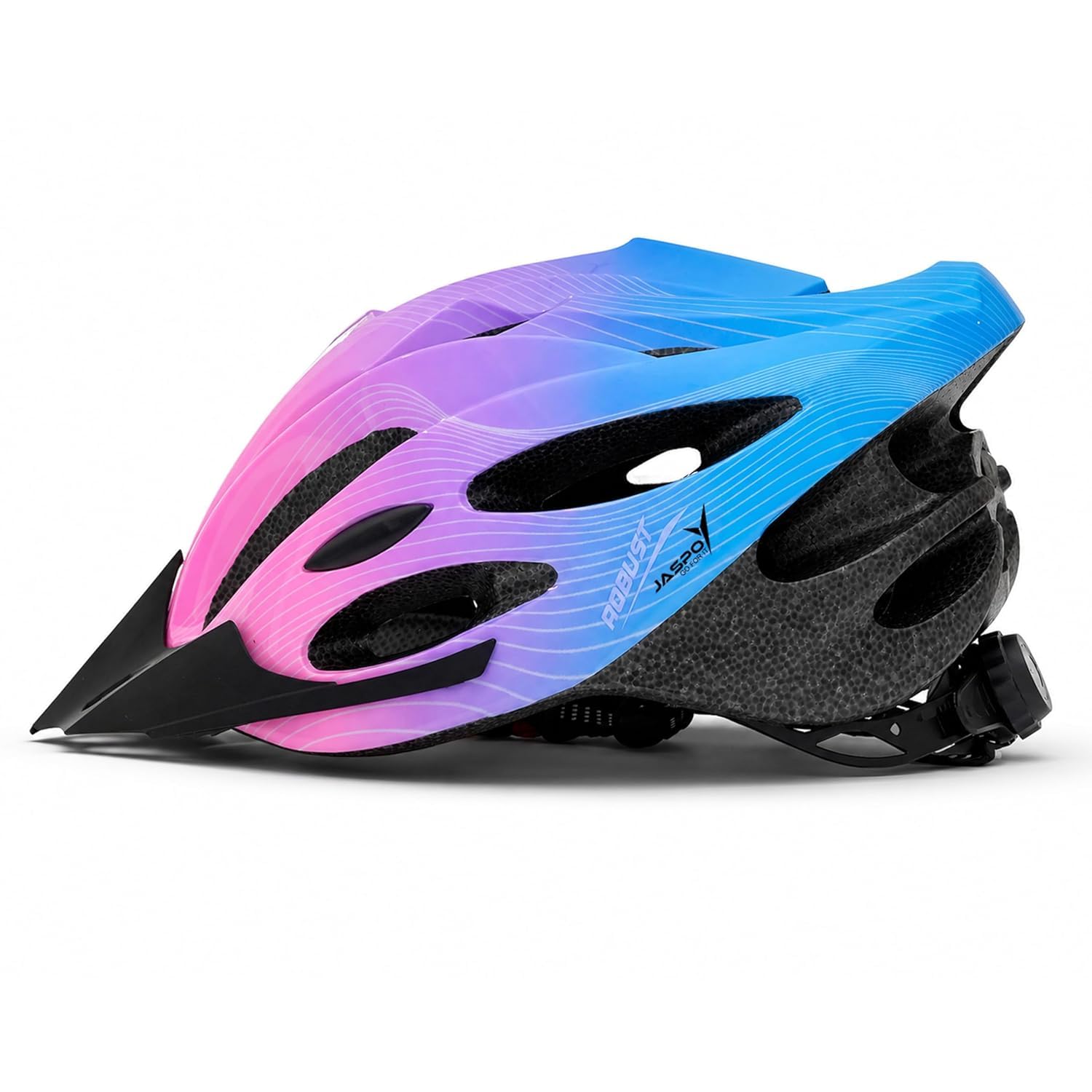 Jaspo Robust Plus Cycling and Skating Helmet for Kids & Adults | 170g Lightweight & Adjustable |Sports Helmet | Quick-Release Buckle & Padded Chin Strap | Ideal for Cycling, Skating & Outdoor Use-picture-11