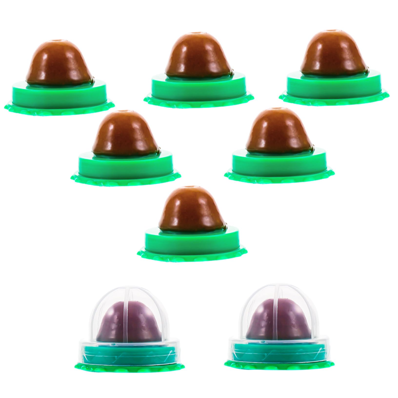 UPKOCH Friandise à Lécher pour Chat au Catnip, 8 Pièces, Vert | Pudding Vitaminé, Format Bâtonnet, pour Chatons et Chats, Facile à Ranger Emporter
