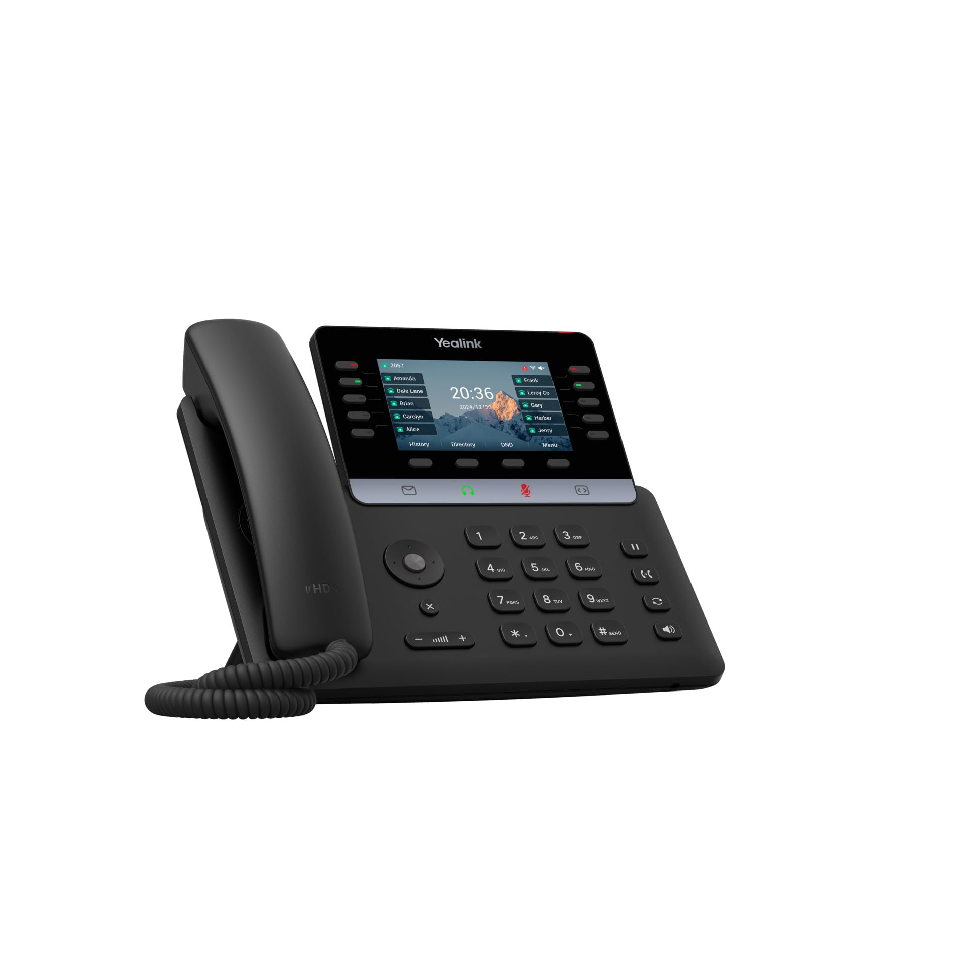 Yealink teléfono SIP -T74U Negro - VoIP-Telefon (1301222)