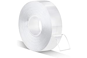 czoffpro Double Sided Tape Heavy Duty, 10ft Clear Mounting Tape