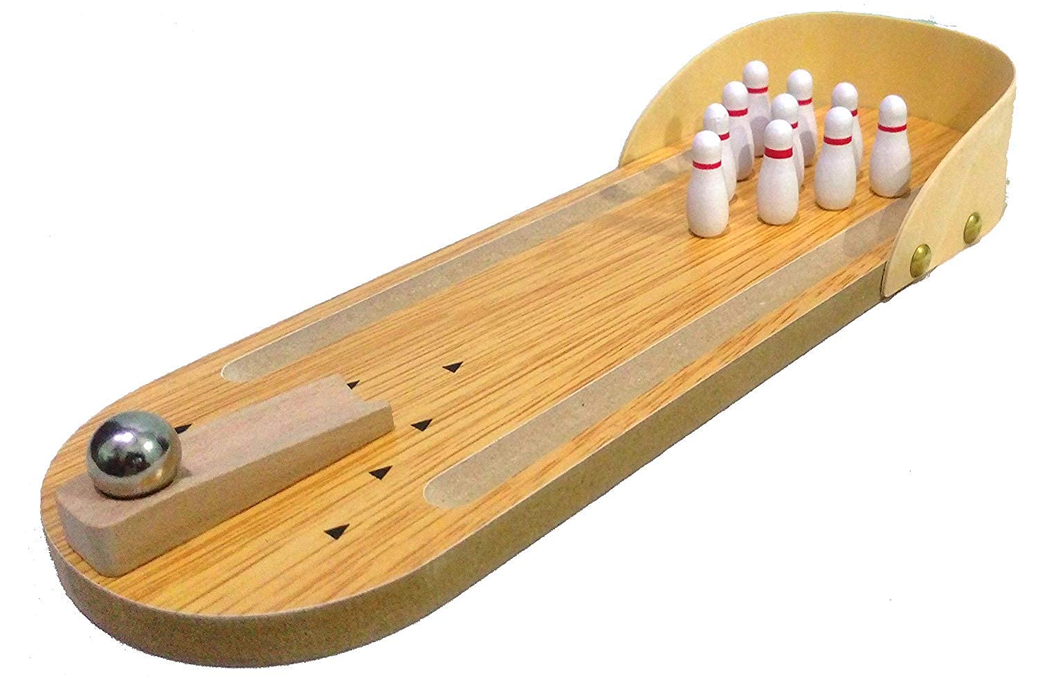 Paljji Handicrafts Wooden Mini Bowling Game Tabletop Toy Set for Adults and Kids (B09F3SFSYV) Amazon Price History, Amazon Price Tracker